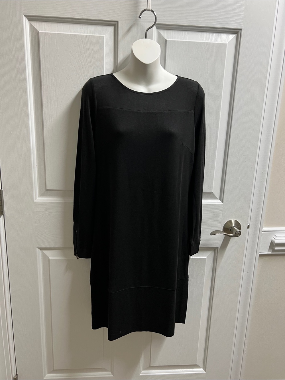 Ann Taylor Black long sleeve sweater dress 6 NWOT 576 $198